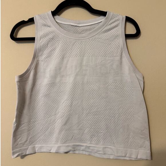 Lululemon Breeze By Sleeveless Muscle Crop Tank Silver Lilac/Silver Lilac Small - Picture 3 of 6